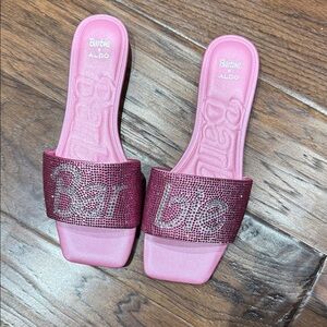 Aldo Sparkling Pink Barbie Sandals